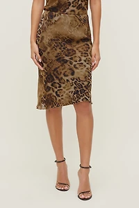 Esther Georgette Midi Skirt