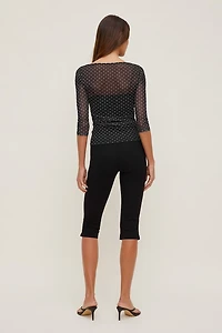 Maude Mesh Top