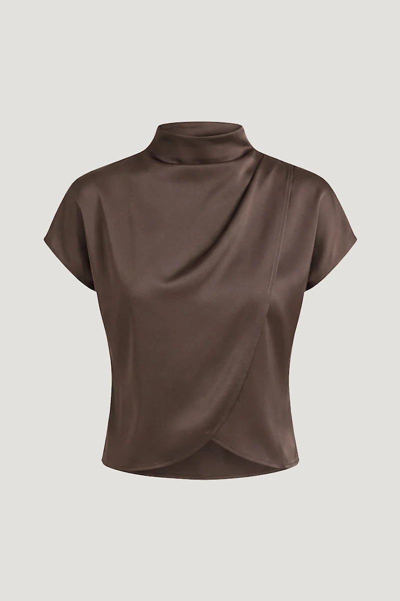 Ella Layered Satin Blouse