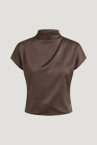 Ella Layered Satin Blouse