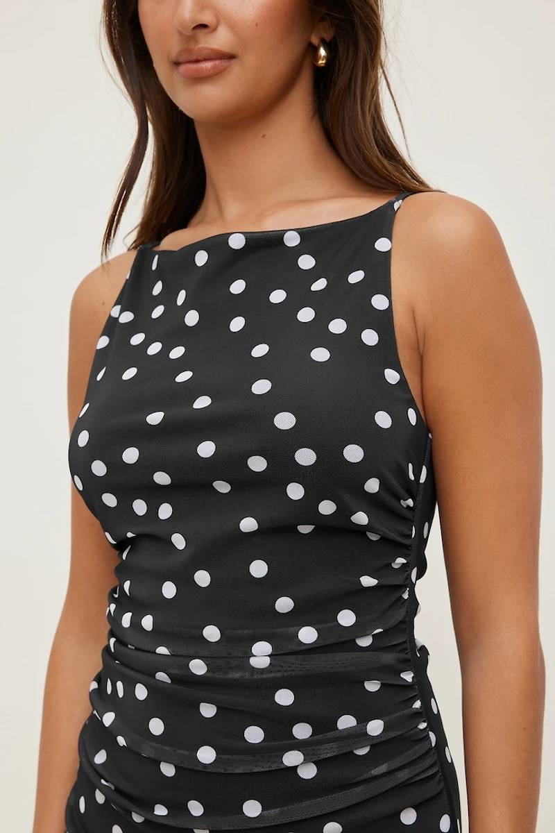Kate Mesh Mini Dress