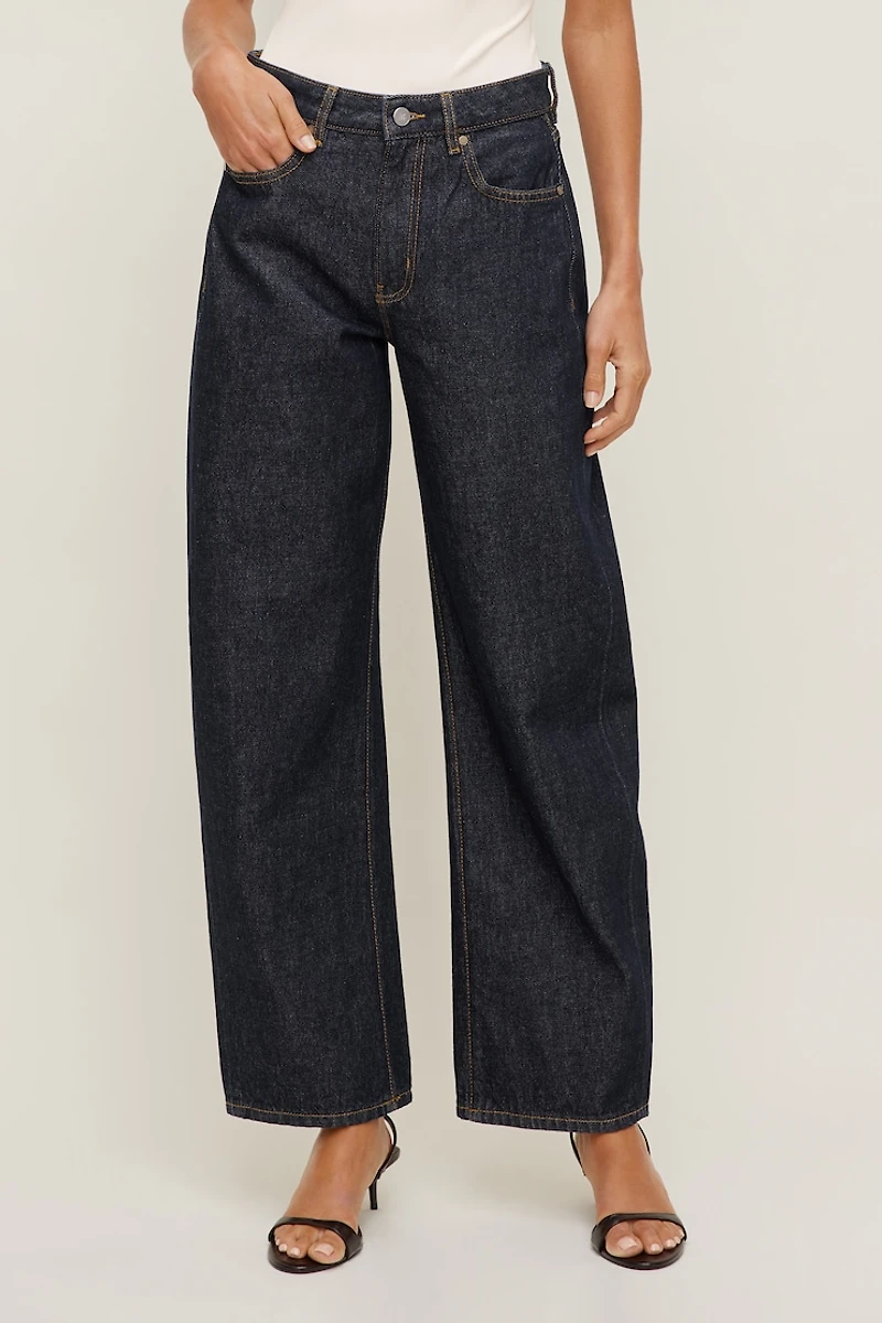 Kennedy High Rise Barrel Leg Jeans