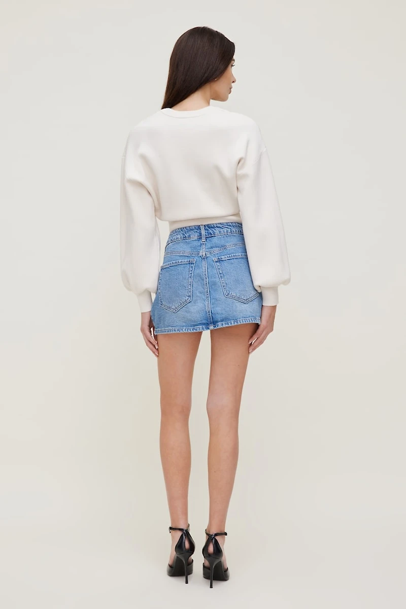 Gia Denim Mini Skort