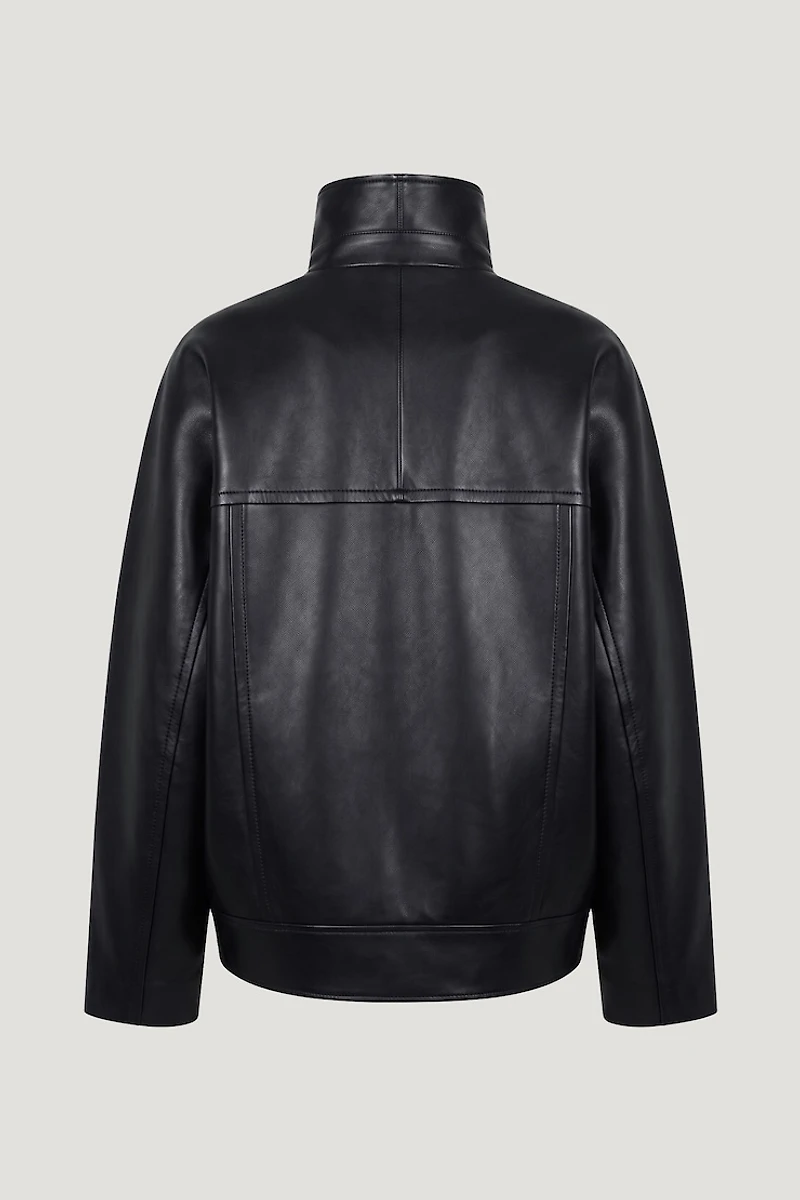 Cocoon Faux Leather Jacket