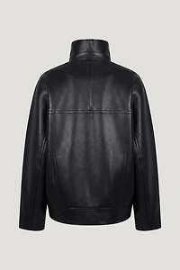 Cocoon Faux Leather Jacket