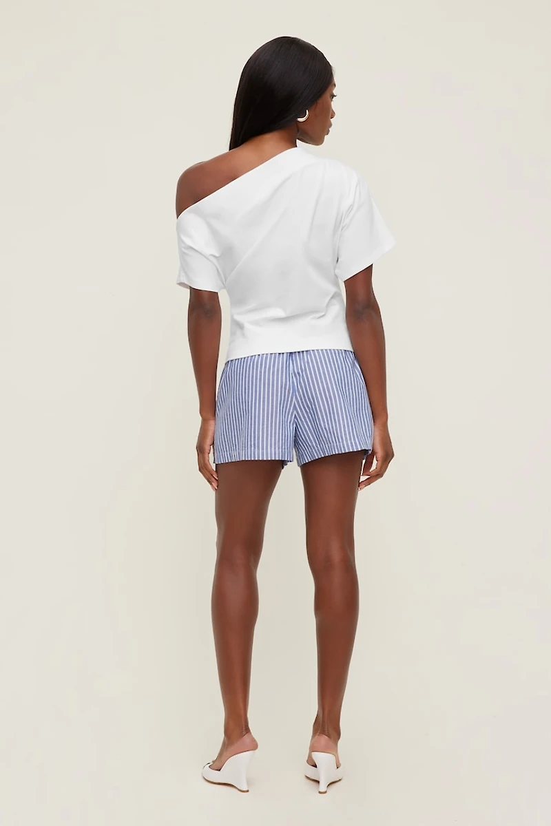 Cotton High Rise Shorts