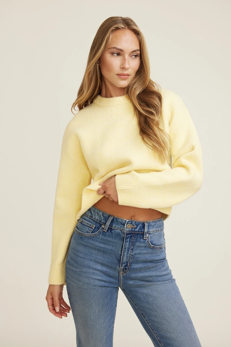 Jane Boxy Crewneck Sweater