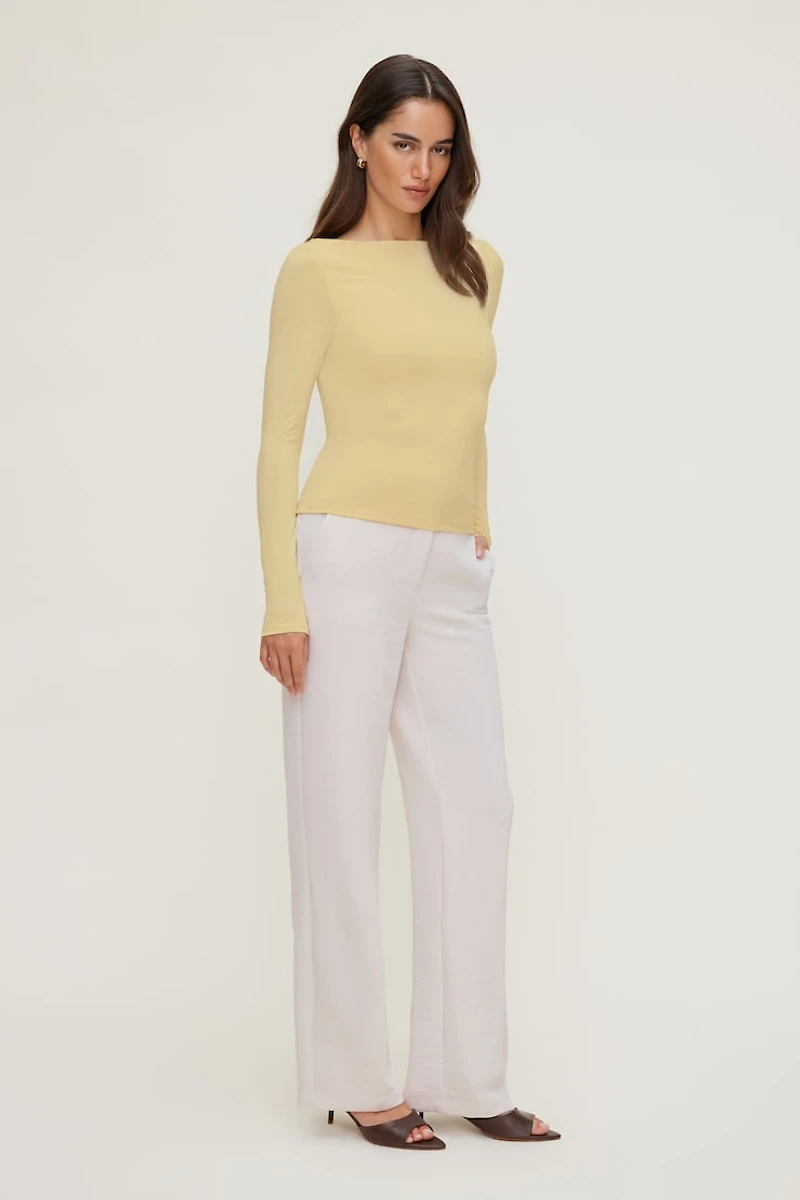 Nola Sculpt Long Sleeve Top