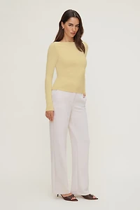 Nola Sculpt Long Sleeve Top