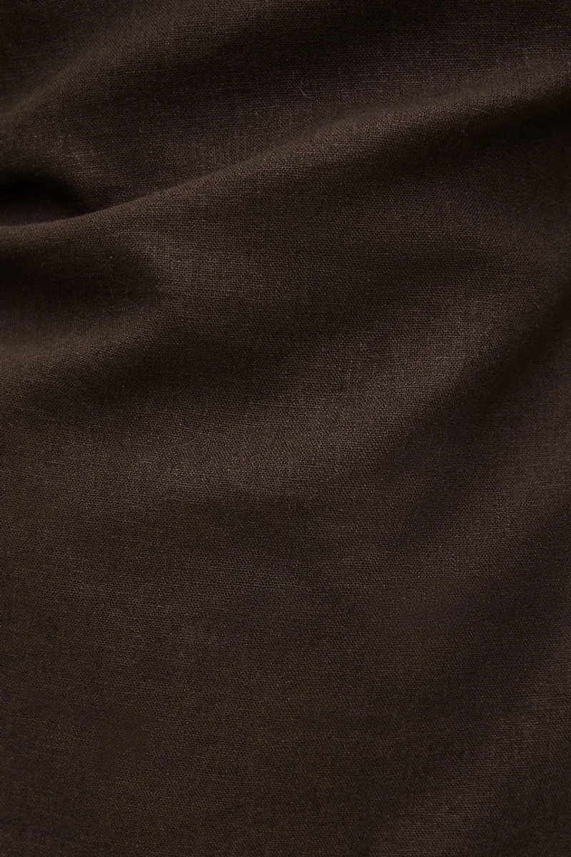 Minirobe-short en lin