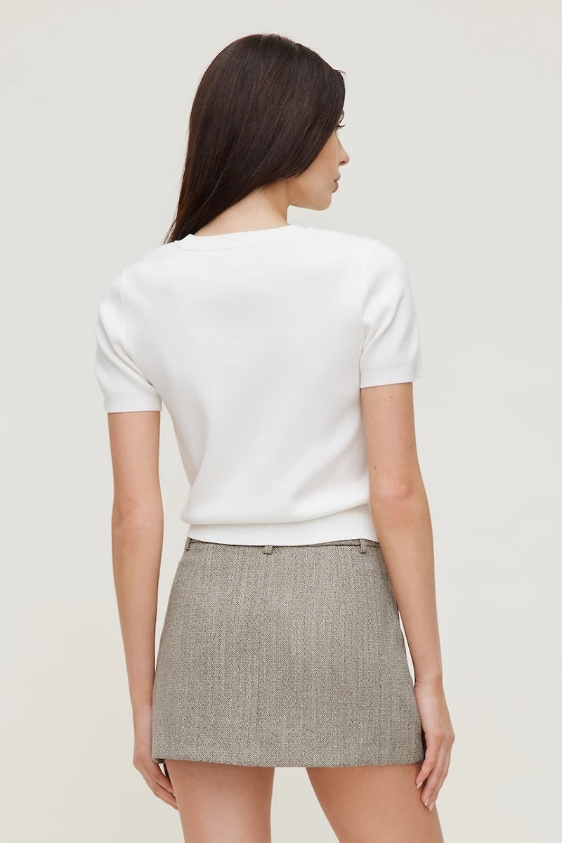 Clara Short Sleeve Sweater