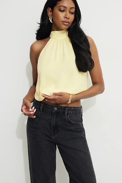 Blouse licou bouffant