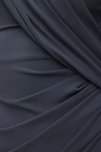 Sculpt Draped Structured Mini Dress