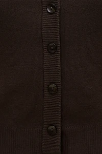 Cardigan à col rond Rebecca