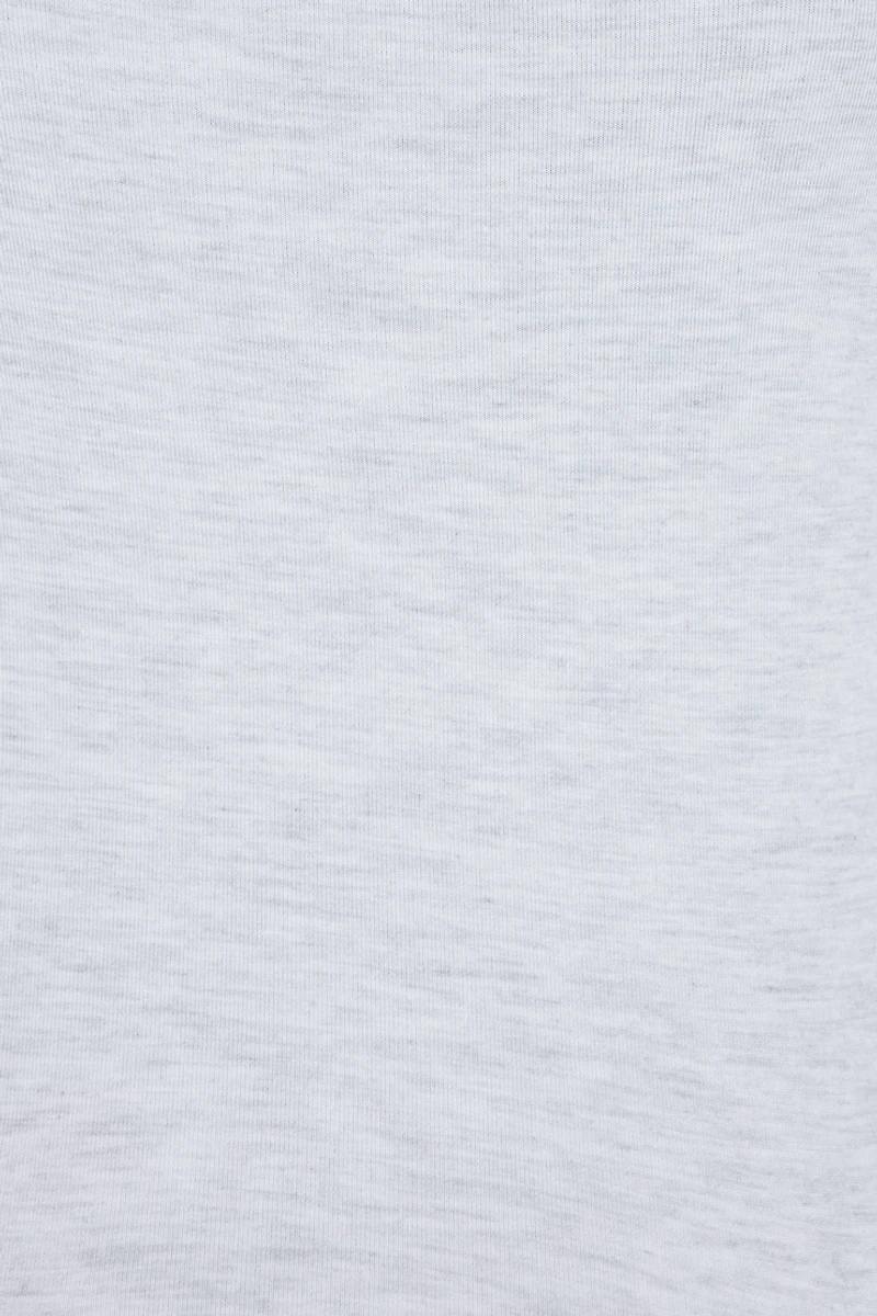 T-shirt Smooth à col dégagé et manches longues