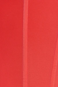 Plunge Halter Mesh Corset Top