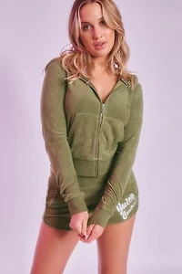 Short en French terry à insigne JUICY COUTURE