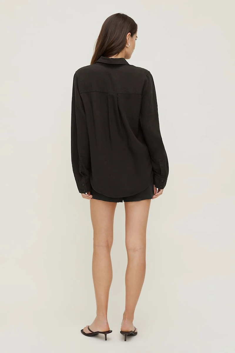 Linen High Rise Shorts