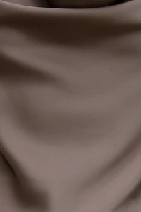 Camila Satin Cowl Halter Neck Blouse