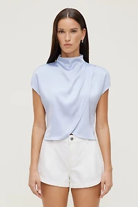 Ella Layered Satin Blouse