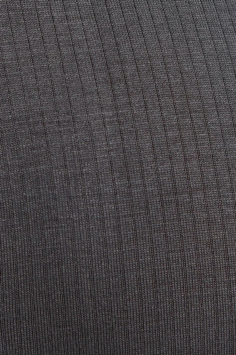 Sheer Ribbed Slouchy Pants