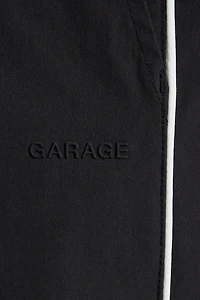 Nylon Straight Leg Pants