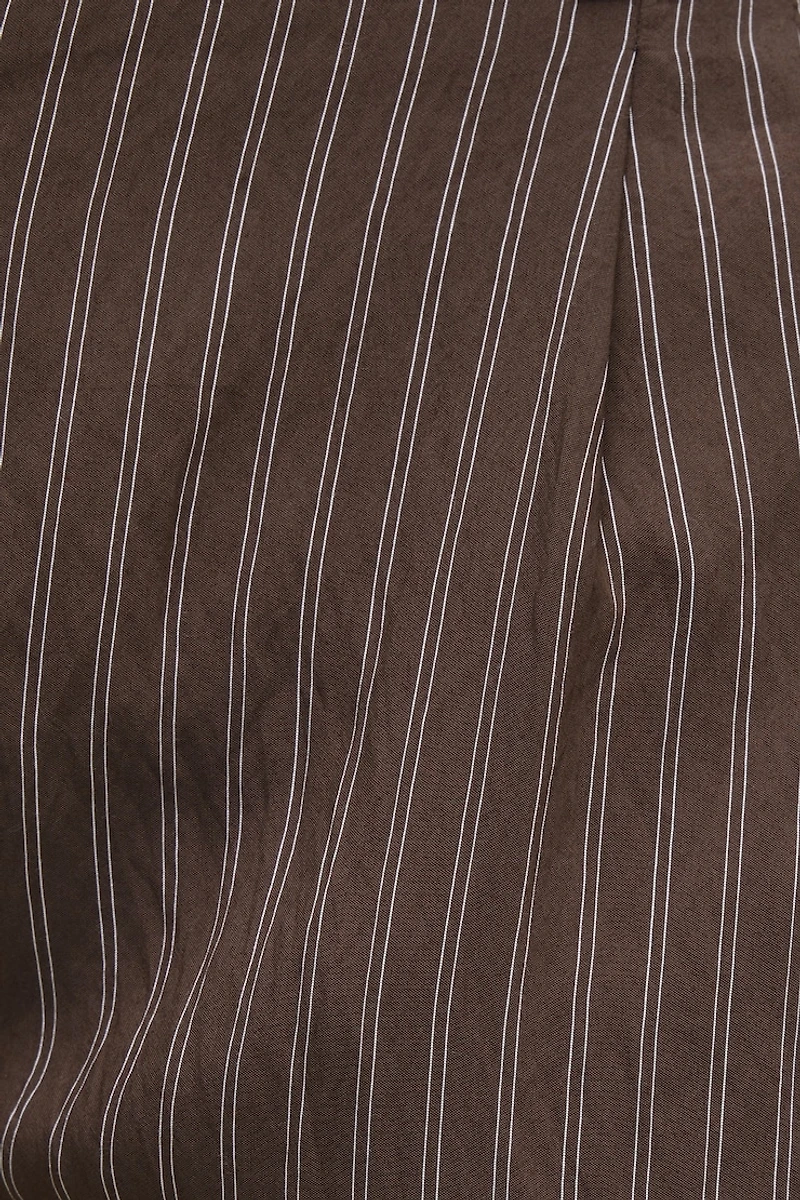 Pantalon à jambe large et rayures Alex