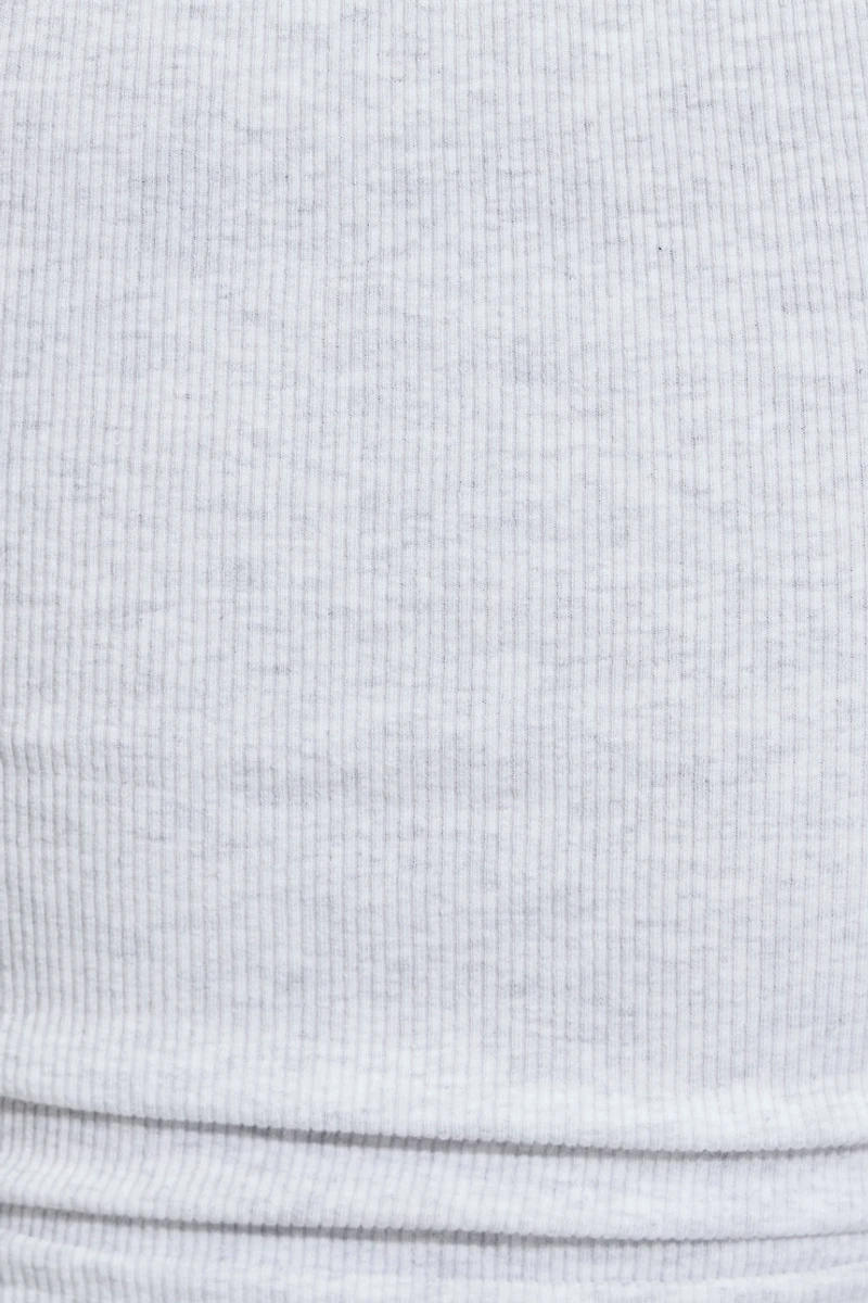 Scoop Neck Ribbed Tank Top