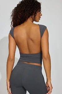 SuperSoft Ruched Back Top