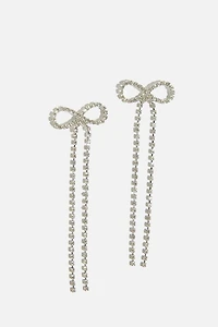 Boucles d’oreilles pendantes en forme de boucle