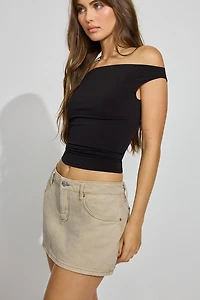 Twill Micro Skort
