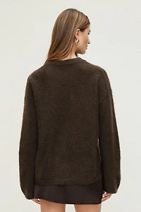 Premium Mohair Wide Sleeve Sweater