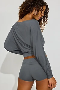 Smooth Dolman Boatneck Top