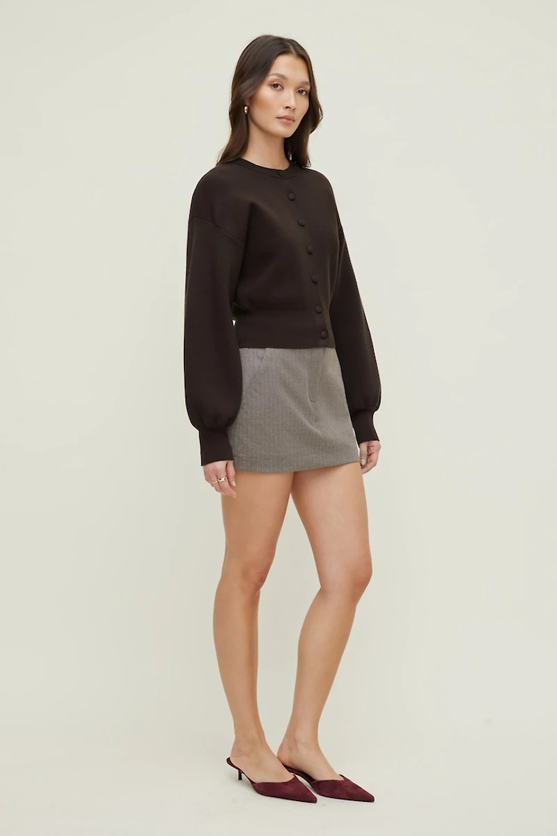 Balloon Sleeve Cardigan