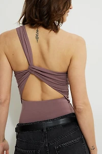 Single Shoulder Jersey Bodysuit