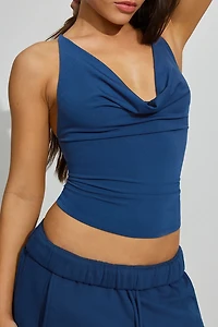 Tie Back Cowl Top
