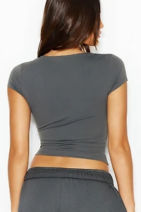 Sleek Plunge T-Shirt