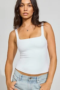 Sleek Square Neck Tank Top