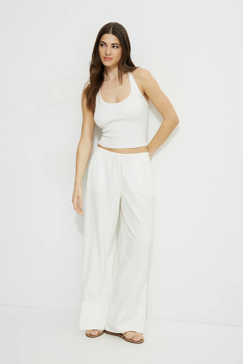 Leo Wide Leg Linen Pants