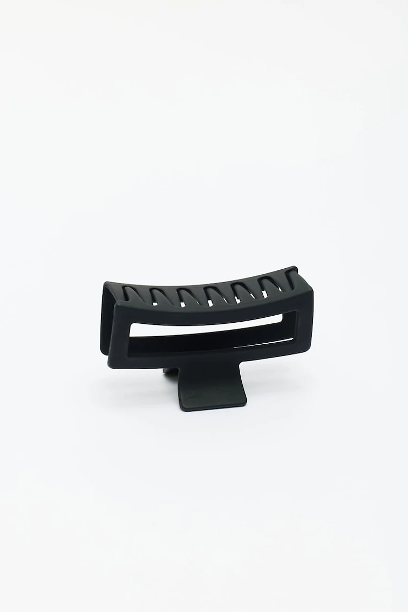 Grosse pince à cheveux rectangulaire