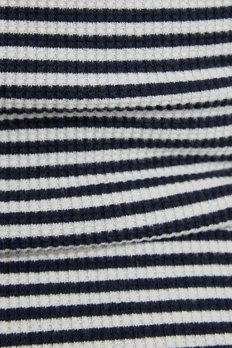 Waffle Scoop Neck Cami Top