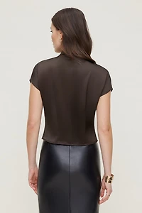 Ella Layered Satin Blouse