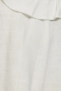 Strappy Peplum Cami Top