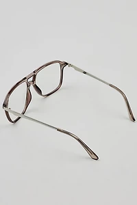 Lunettes de lecture anti-lumière aviateur rétro