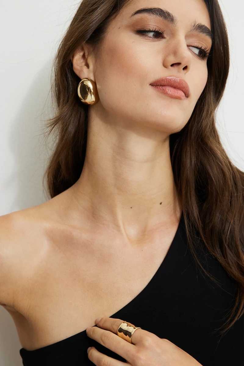 Single Shoulder Jersey Bodysuit