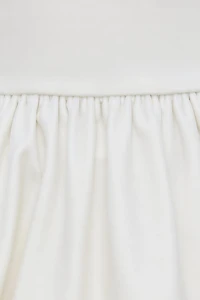 Peplum Velvet Tube Top