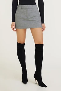 Minijupe-short en flanelle Josefine