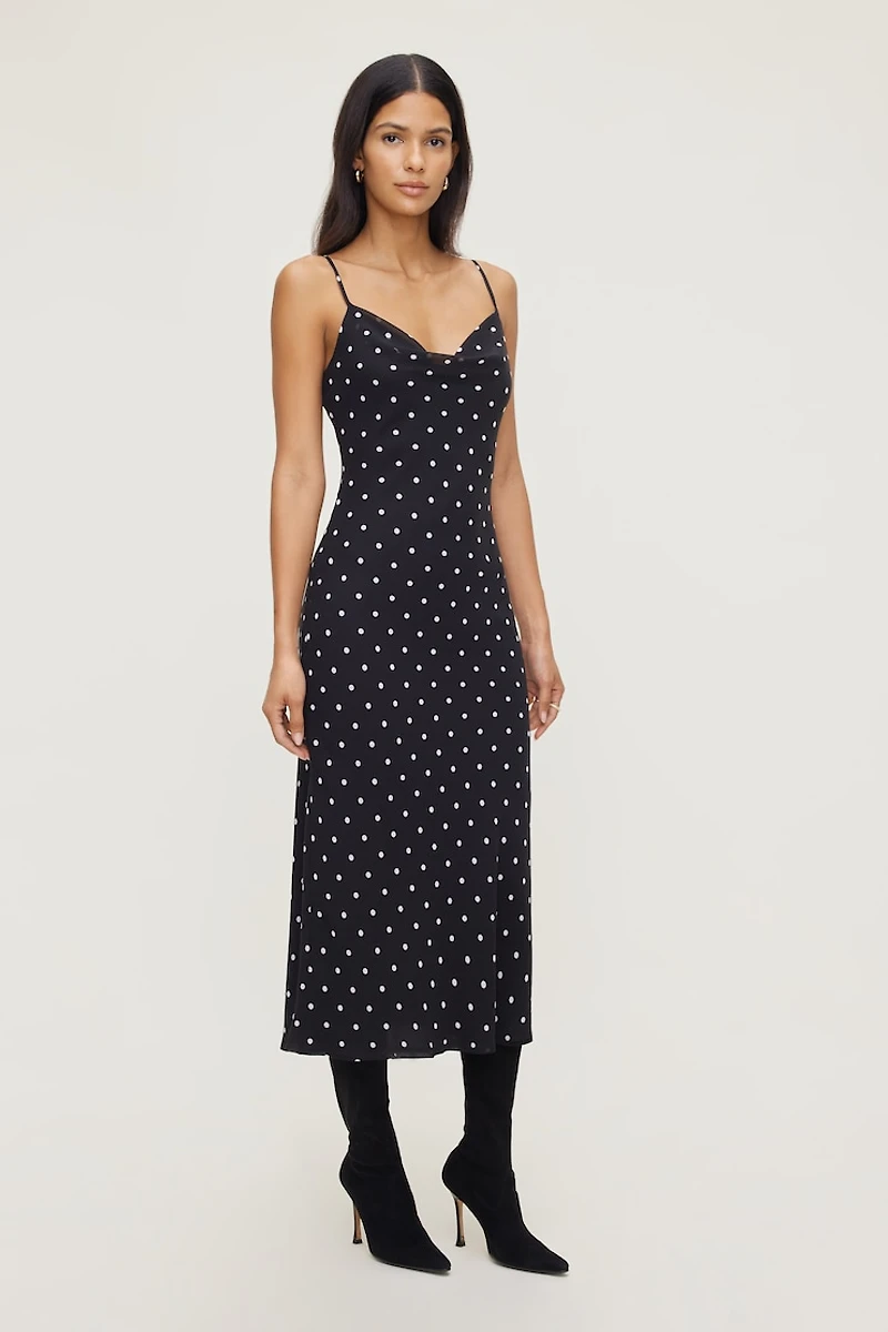 Estera Polka Dot Maxi Dress