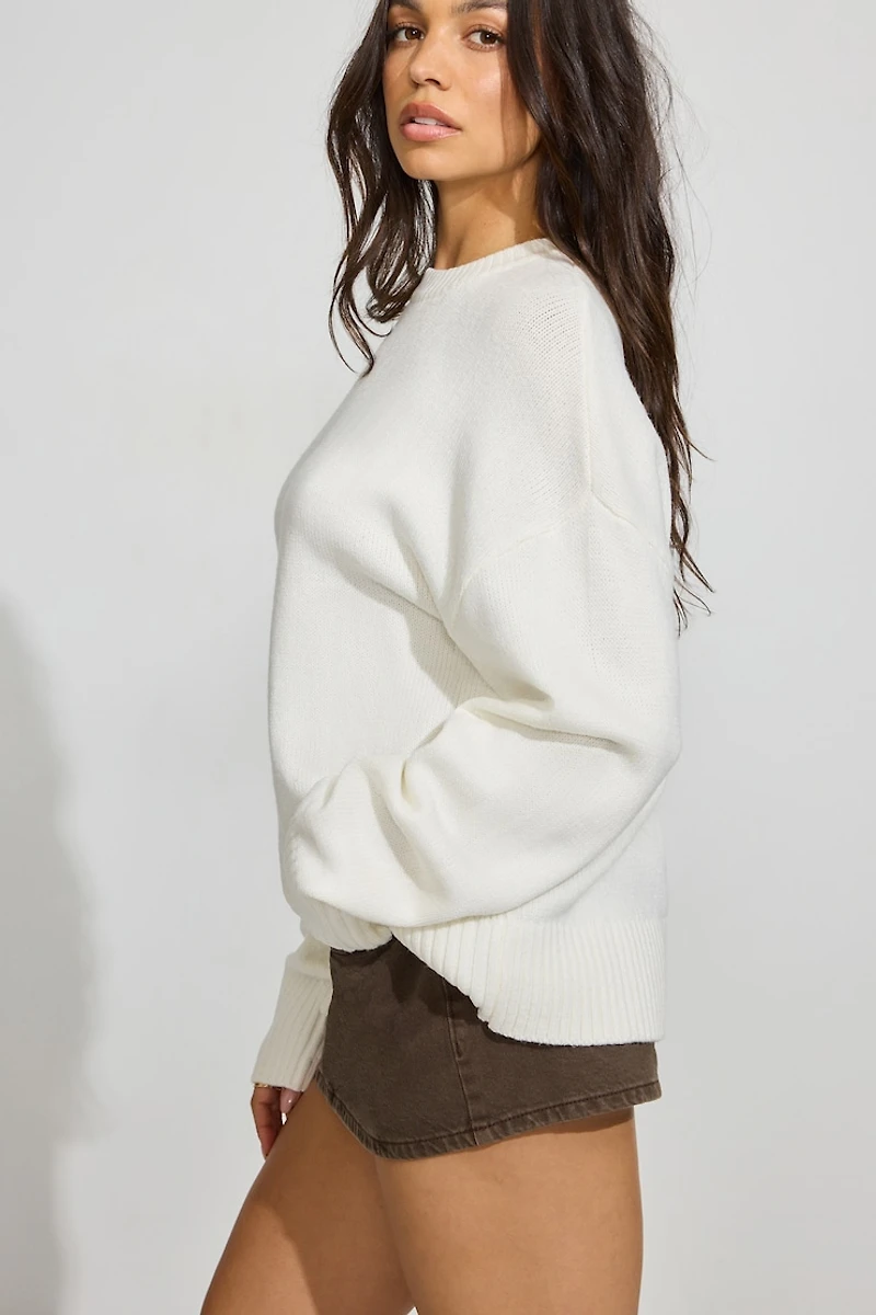Roxy Long Sleeve Supersoft Crewneck Sweater