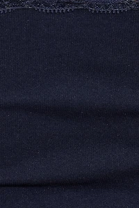 Seamless Lace Trim Cami Top